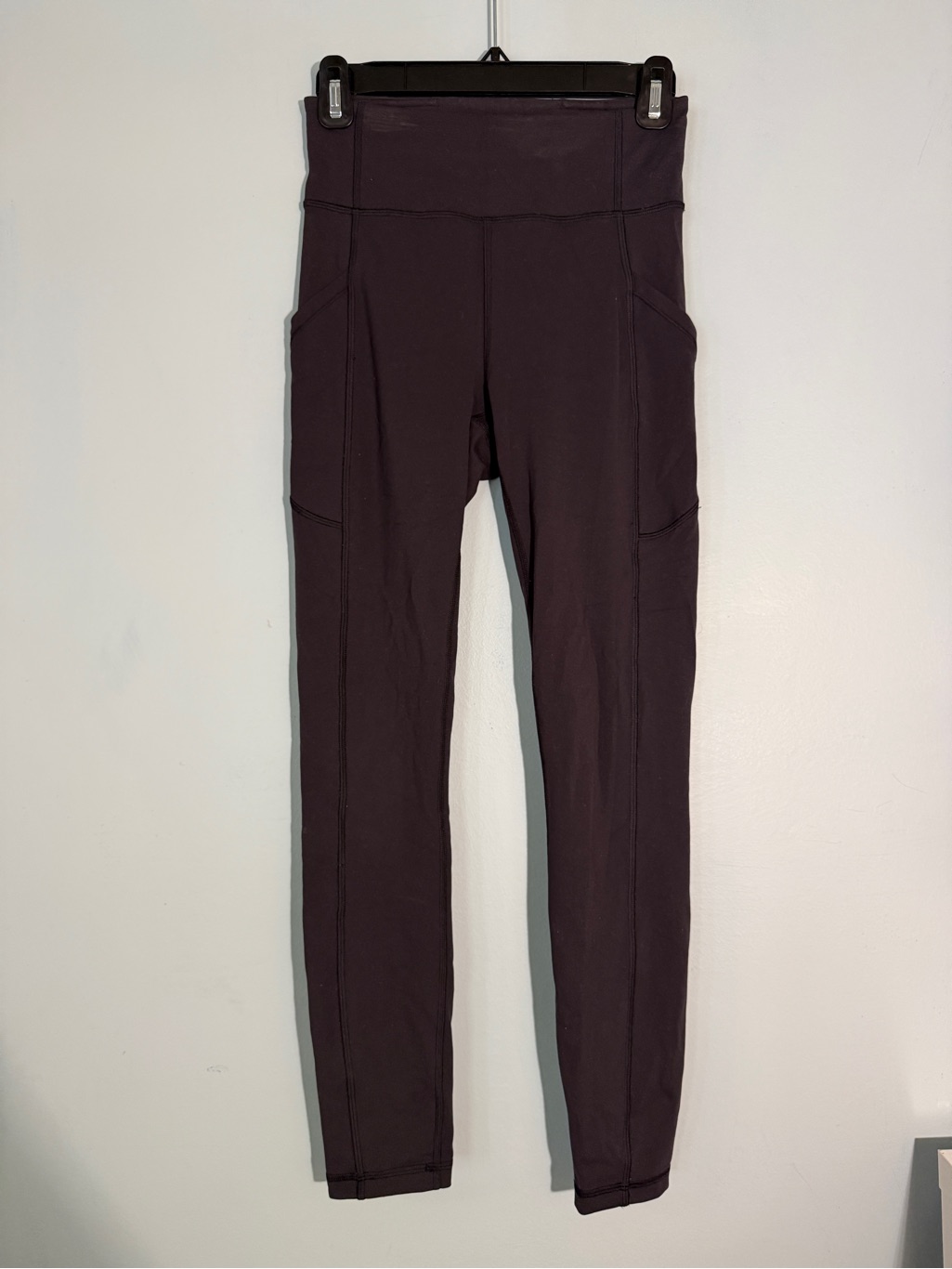 Lululemon Athletica Black High-Rise Leggings With Pocket